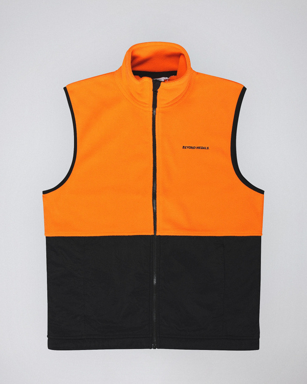 Fleece Vest Orange Beyond Medals Online Shop