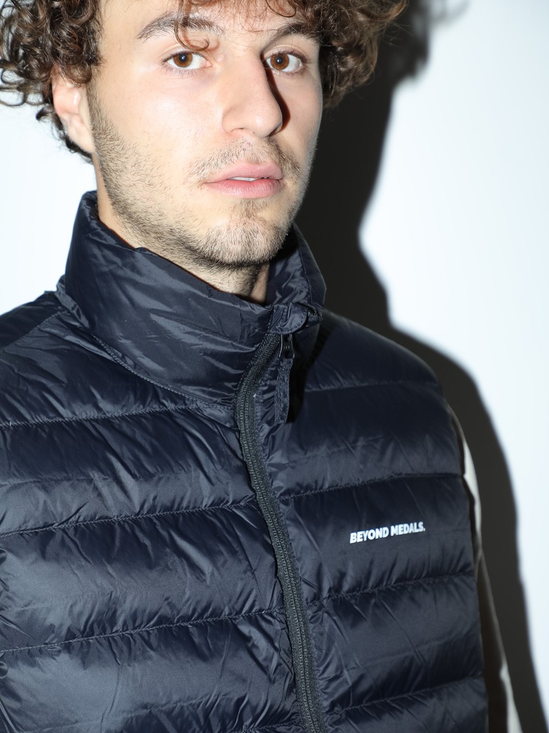 Packable Down Vest Black Beyond Medals Online Shop