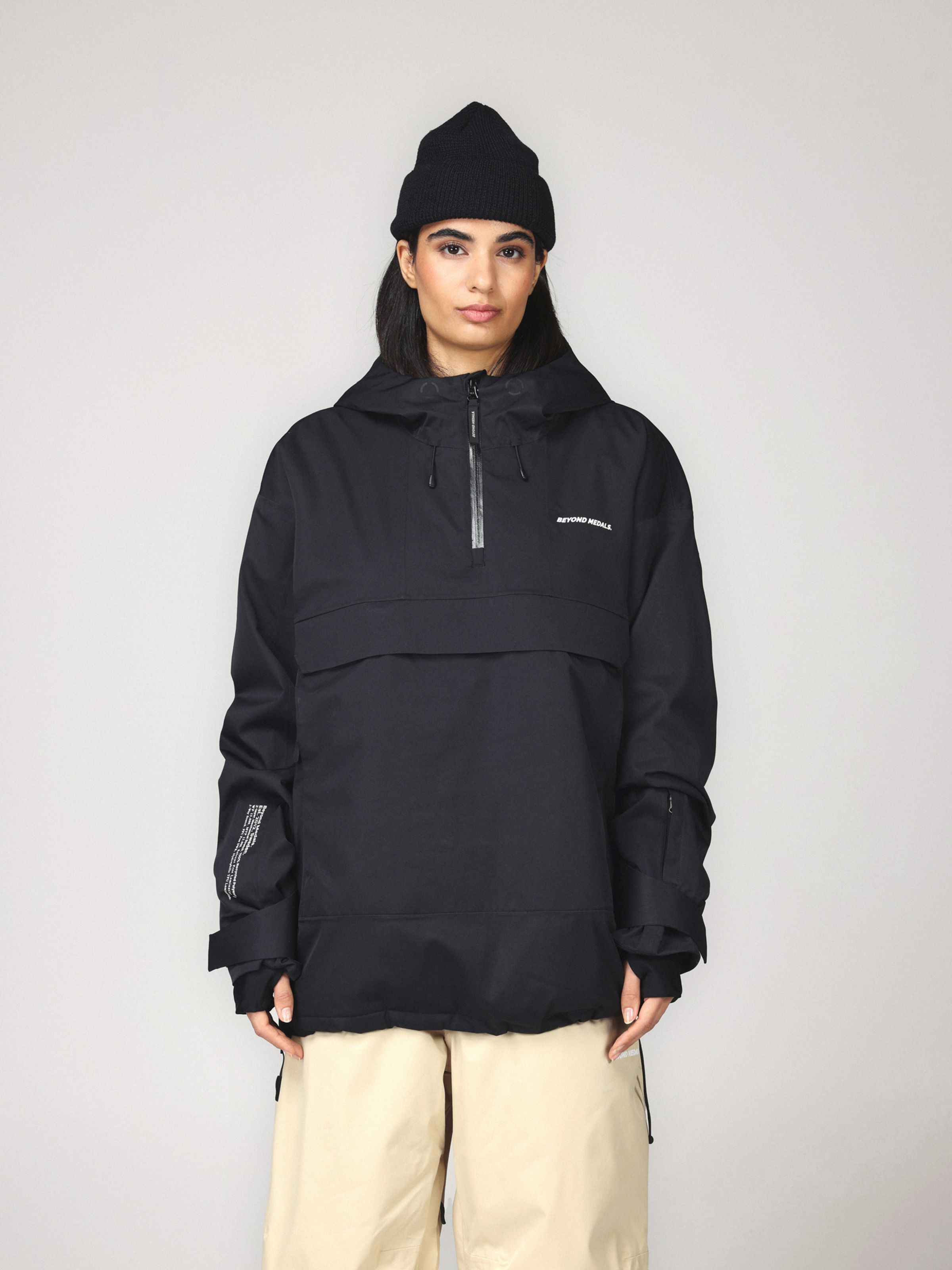 Half Zip Jkt Black AW23