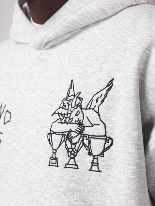 Zip Hoodie Bmaa Grey – Beyond Medals