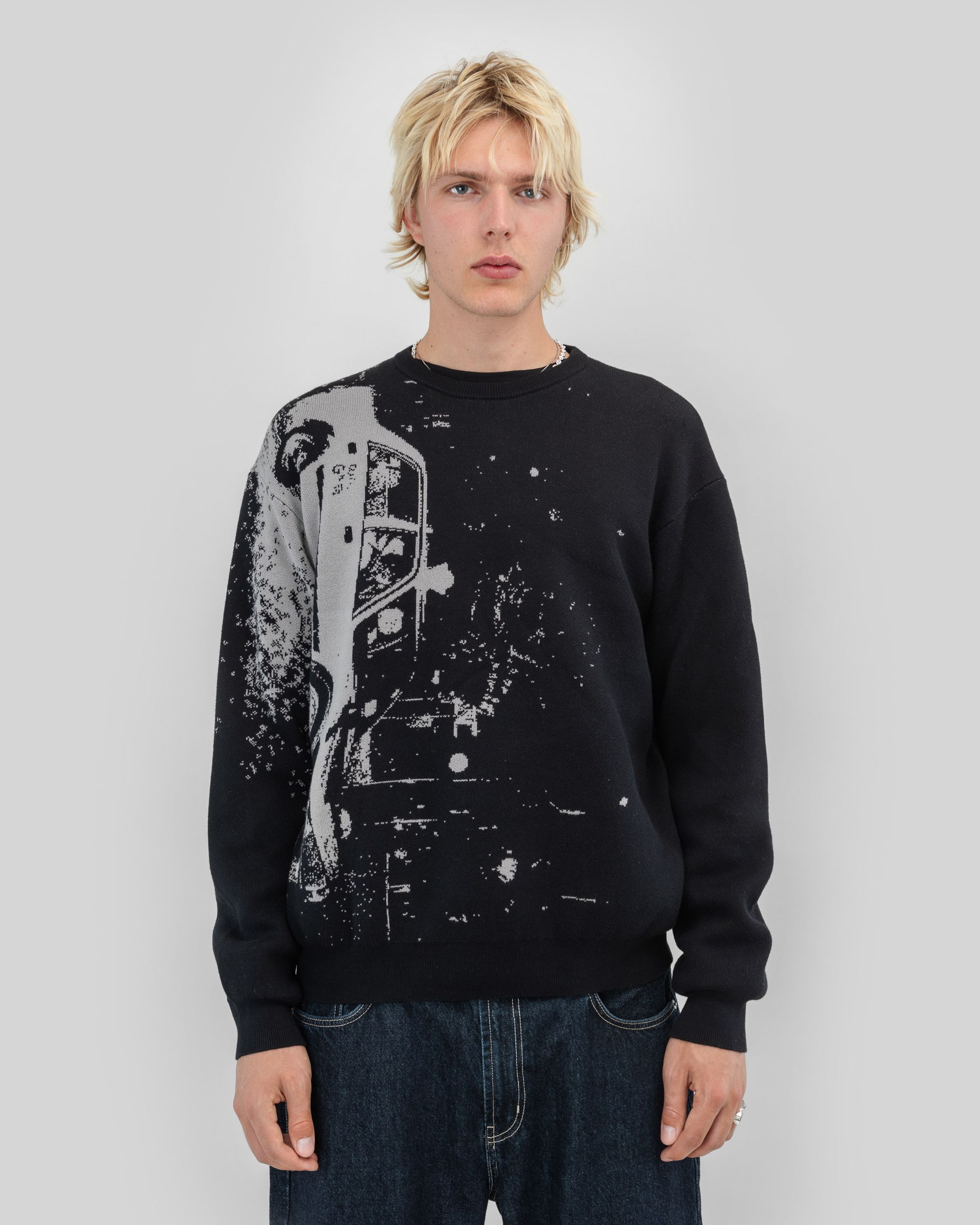 Jacquard Knit Sweater