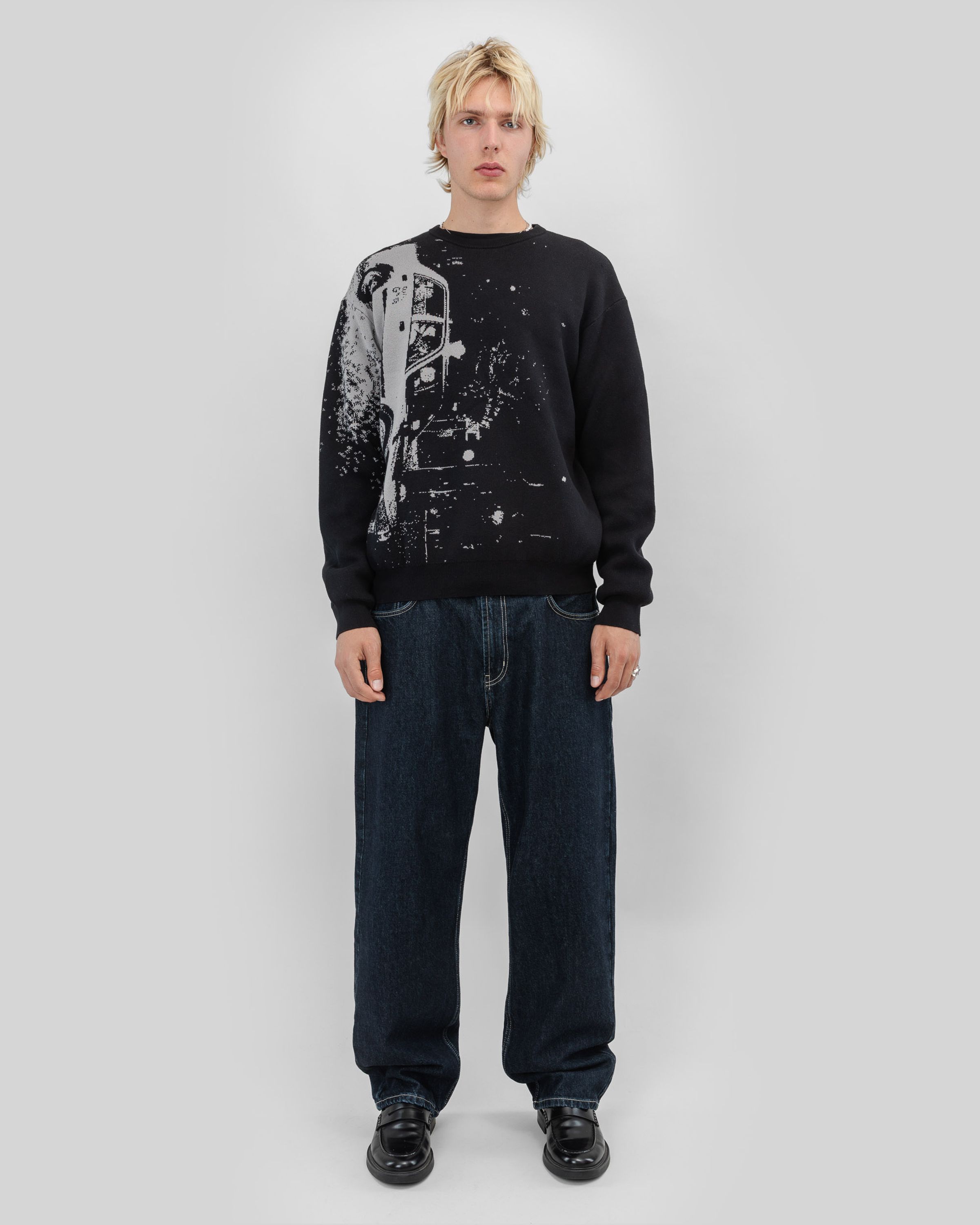 Jacquard Knit Sweater