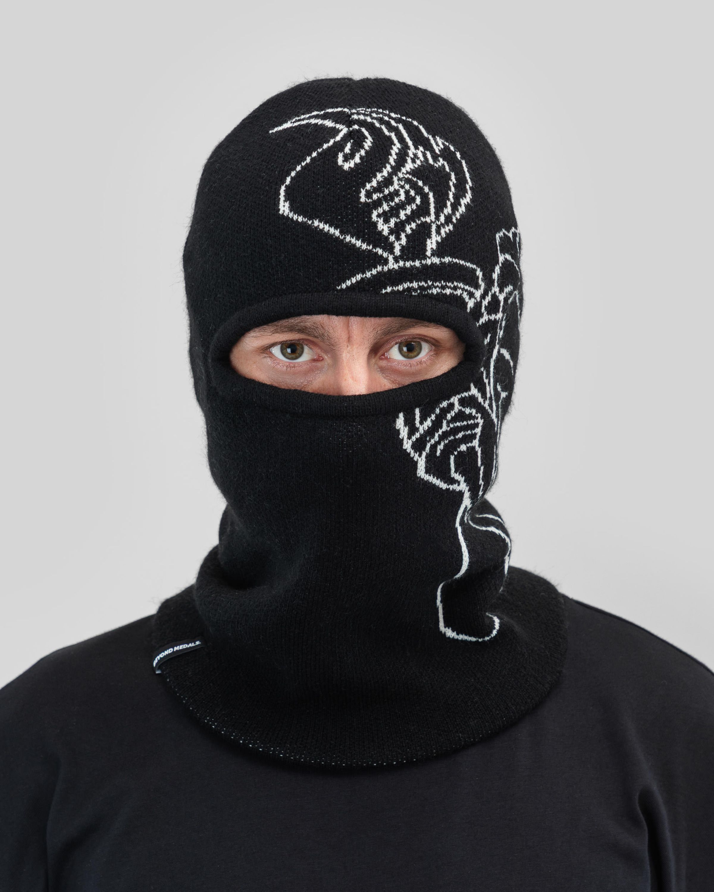 Jacquard Knit Balaclava