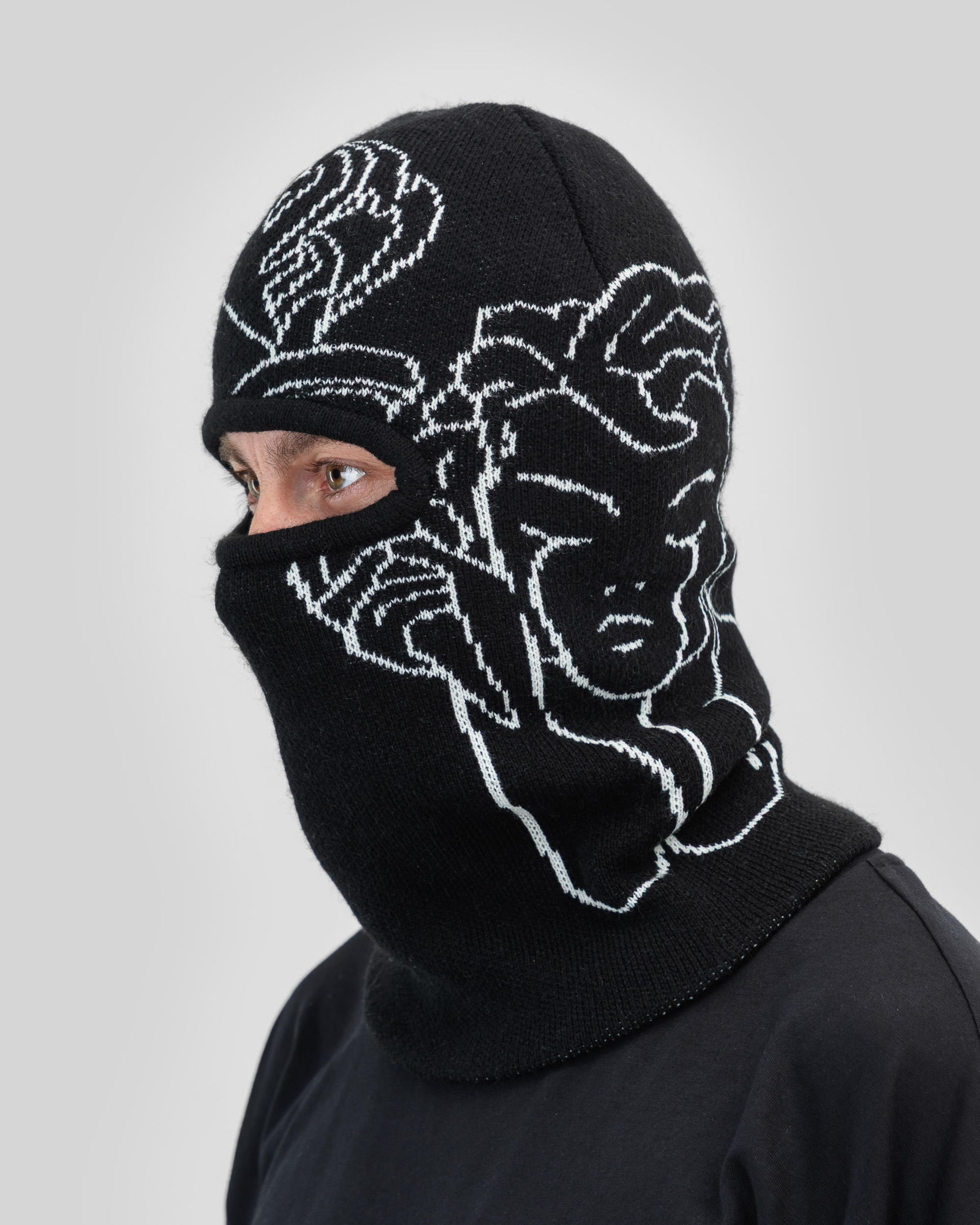 Jacquard Knit Balaclava