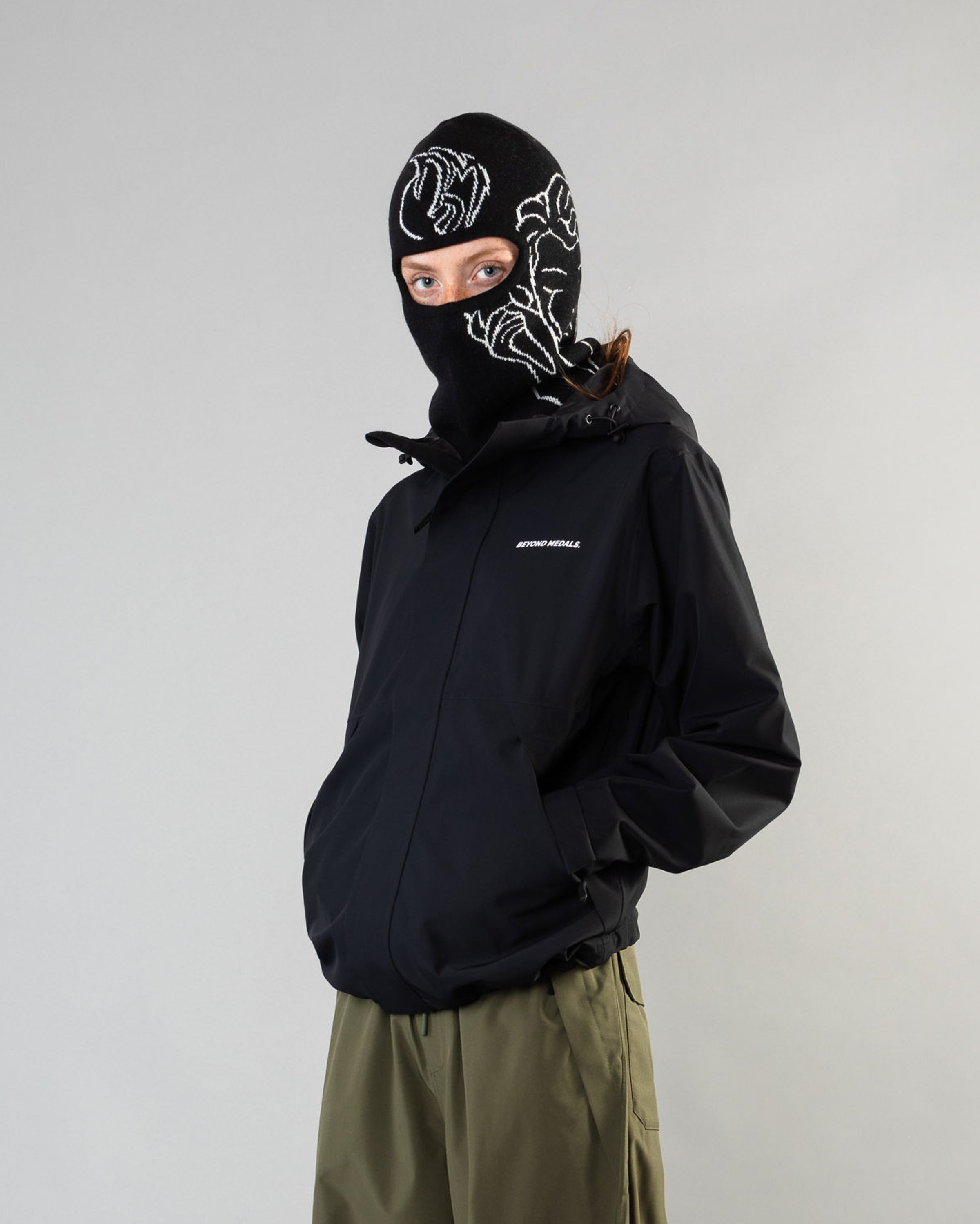 Jacquard Knit Balaclava