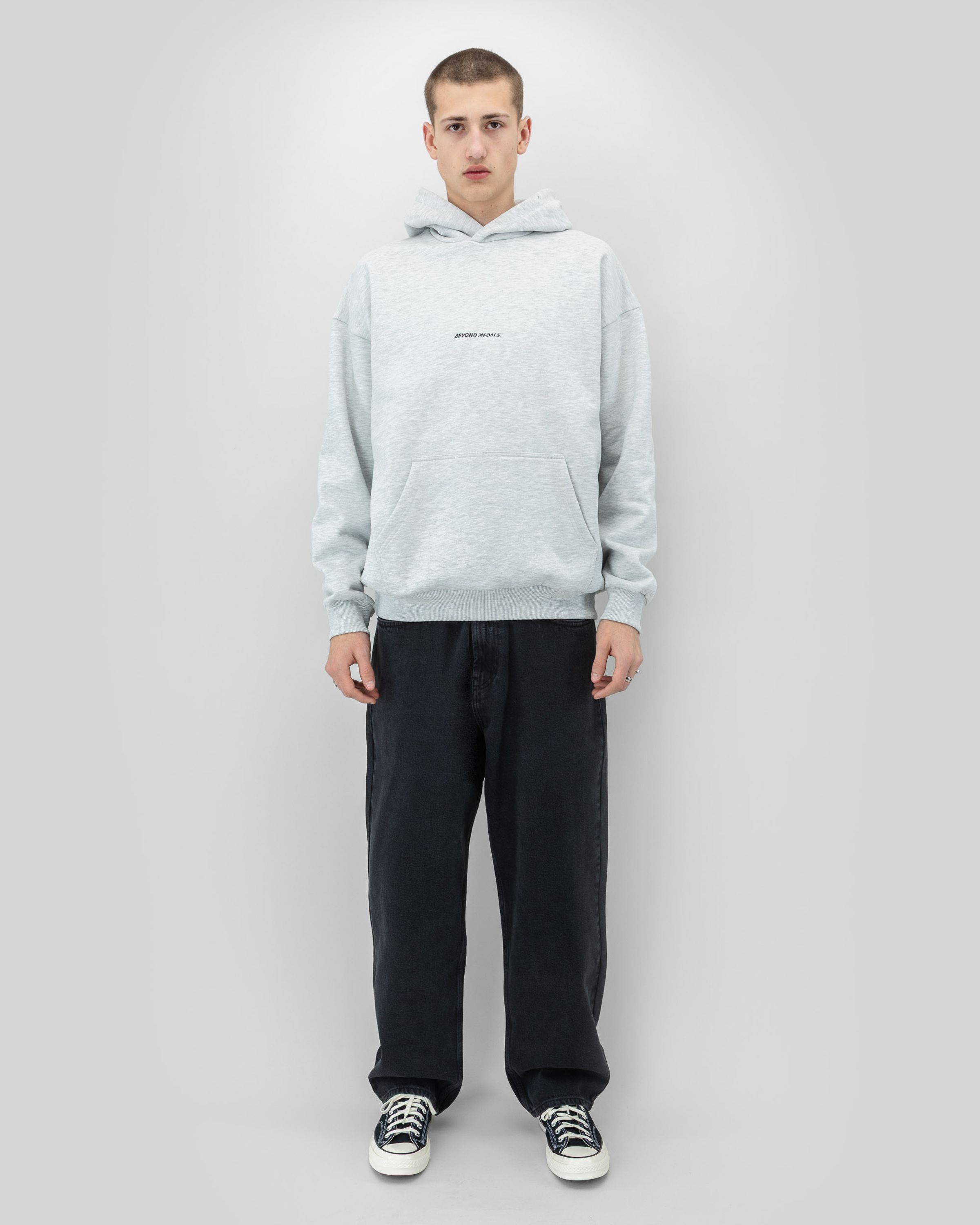 Distressed Logo Hoodie