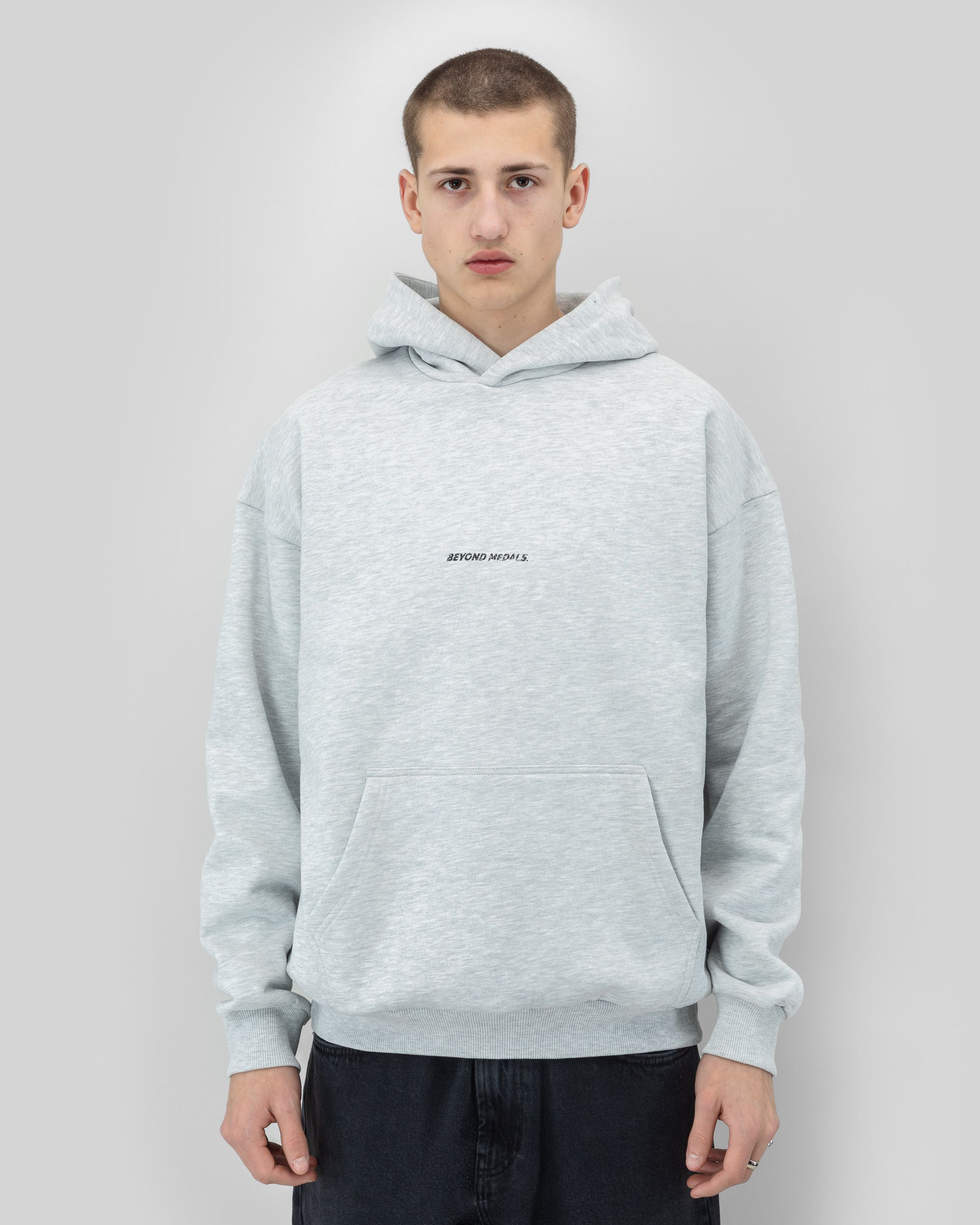 Distressed Logo Hoodie