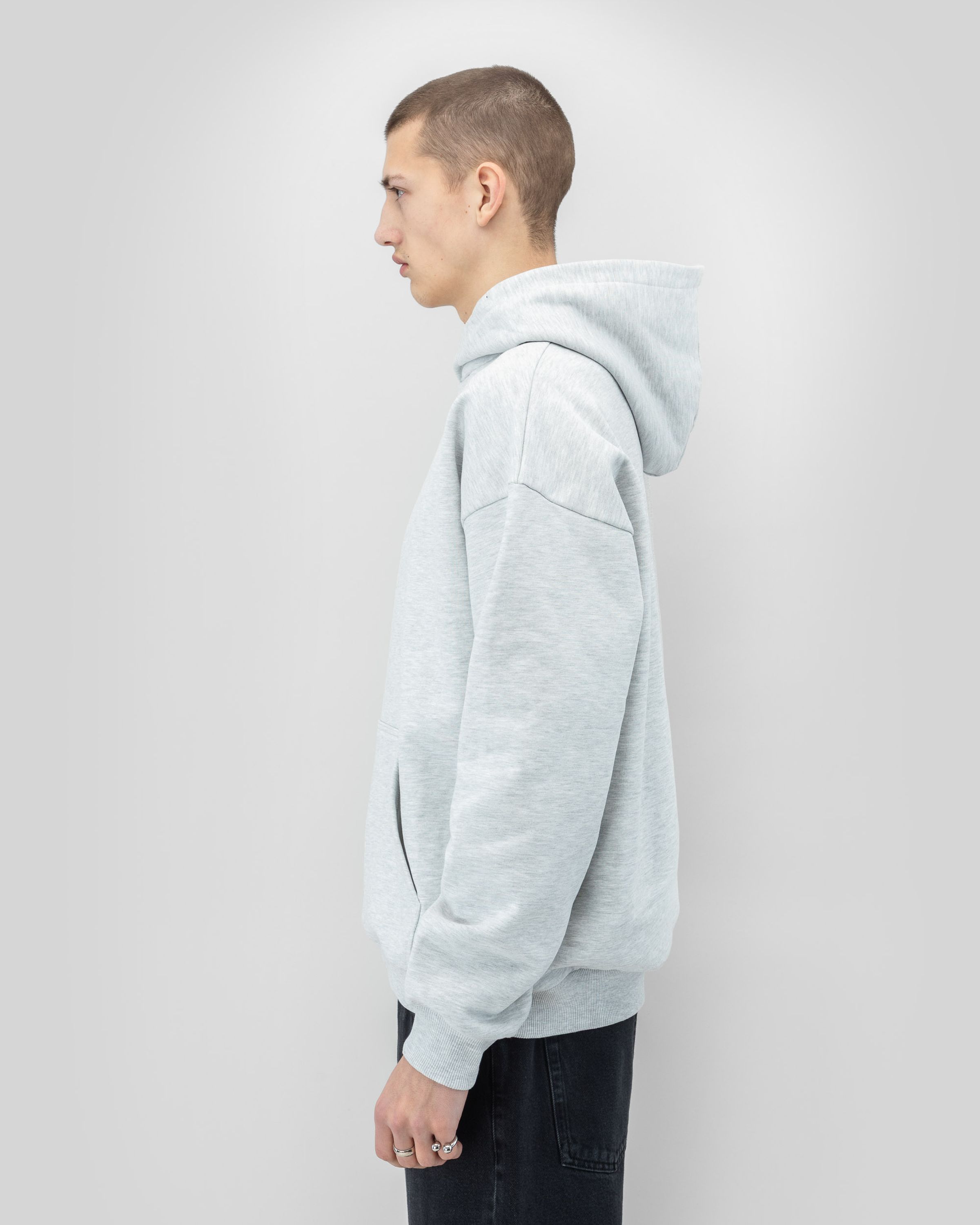 Distressed Logo Hoodie