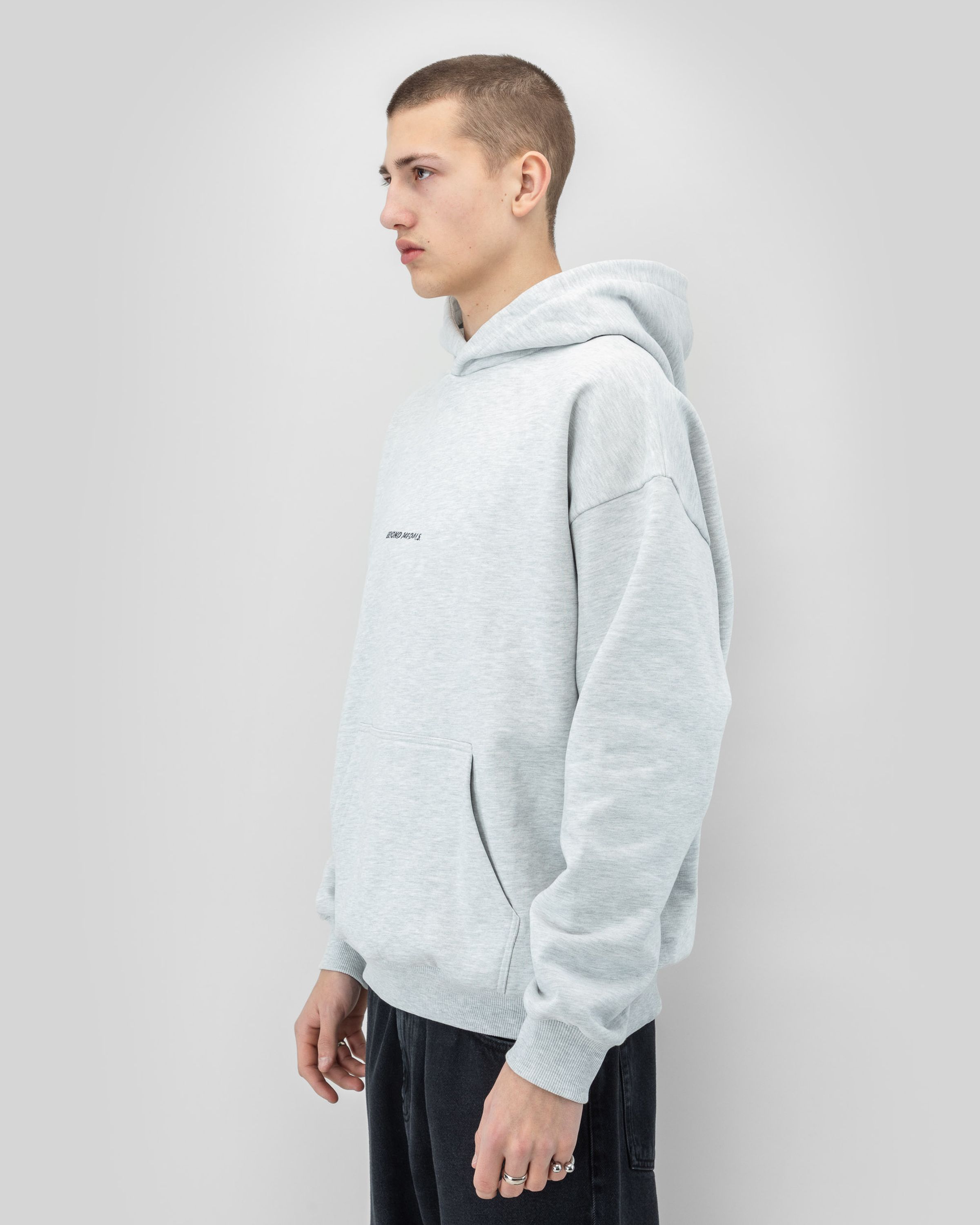 Distressed Logo Hoodie