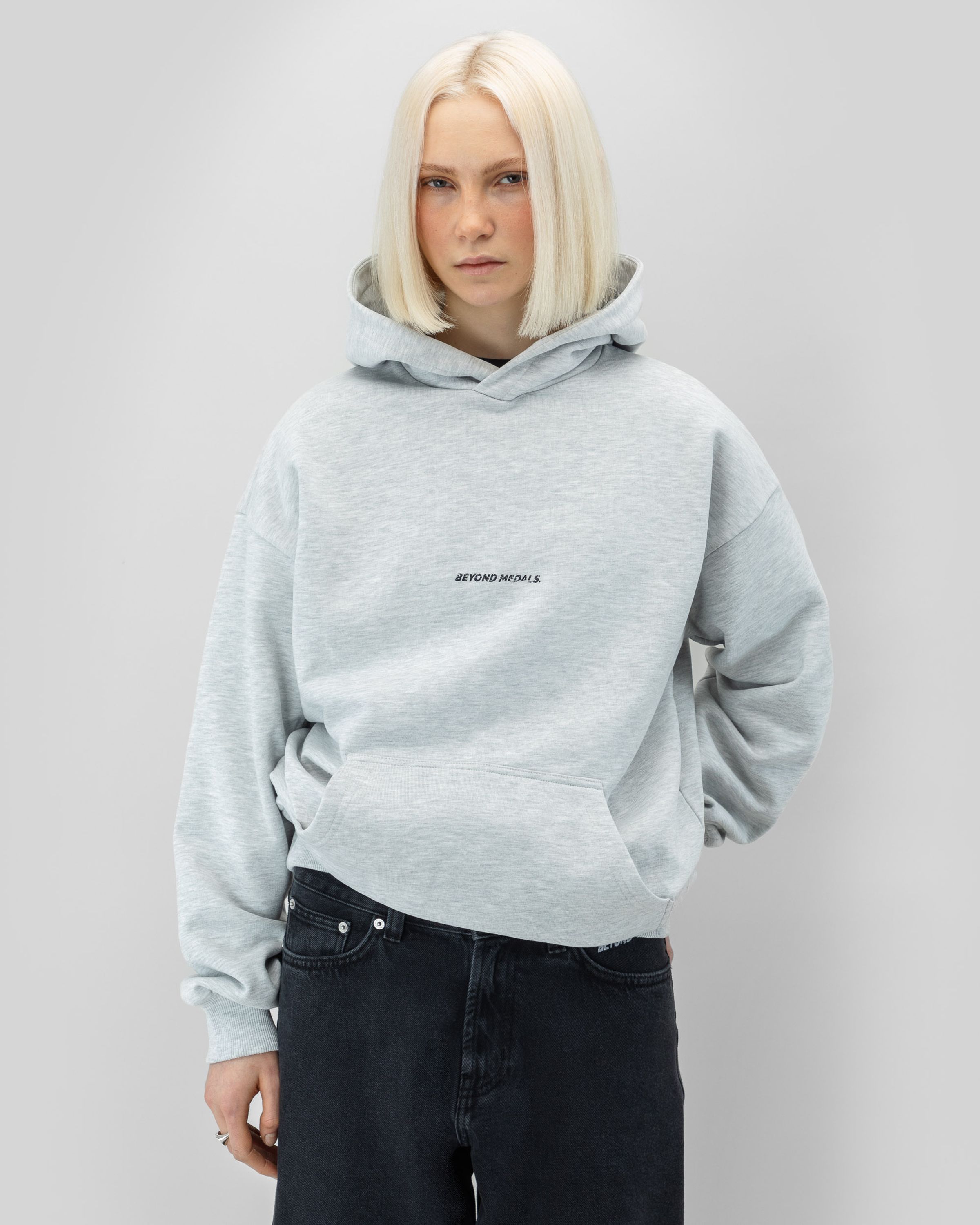 Distressed Logo Hoodie