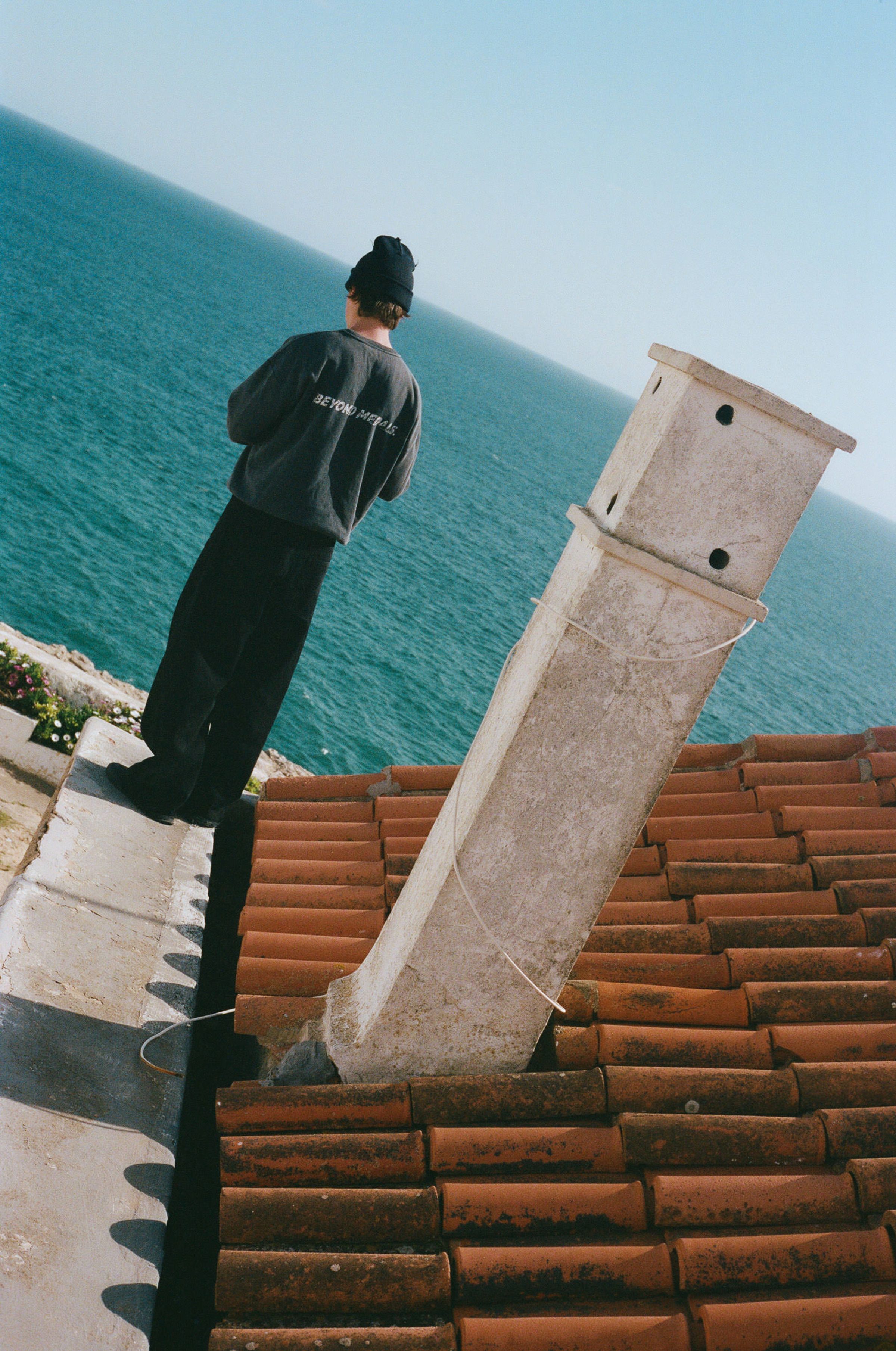 Distressed Logo Crewneck