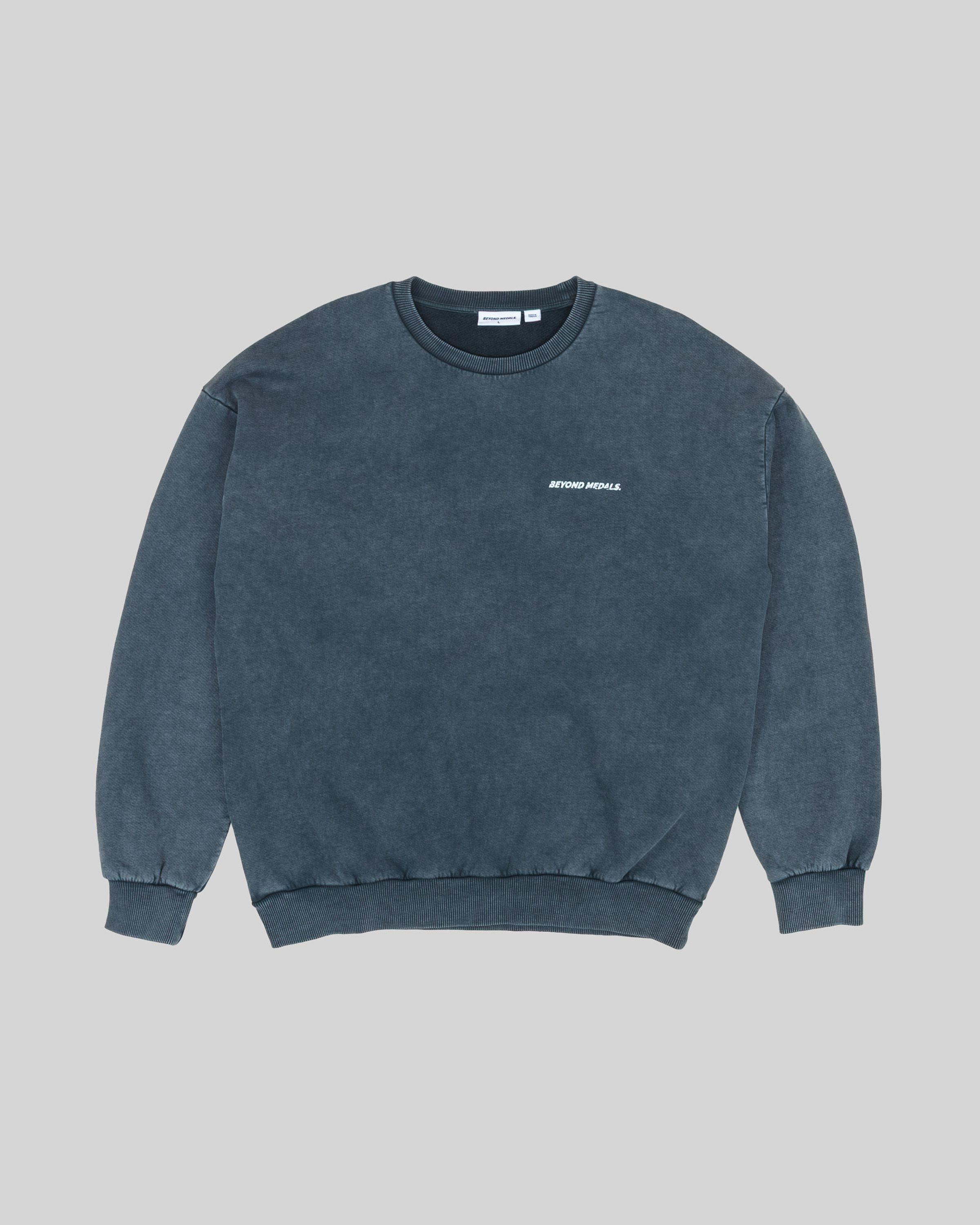 Distressed Logo Crewneck