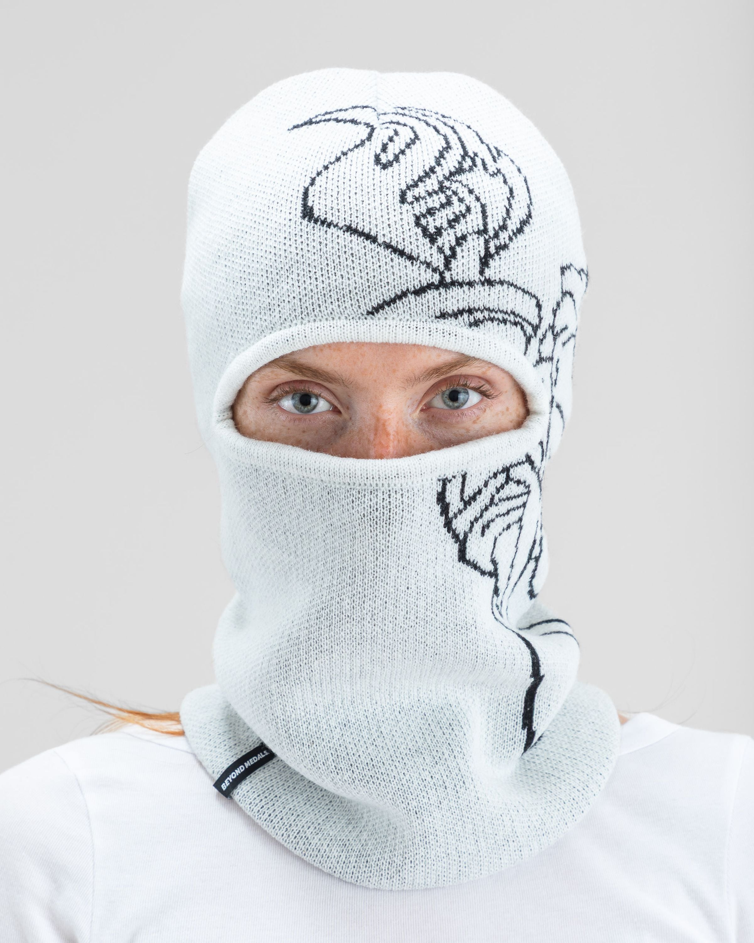 Jacquard Knit Balaclava Angel