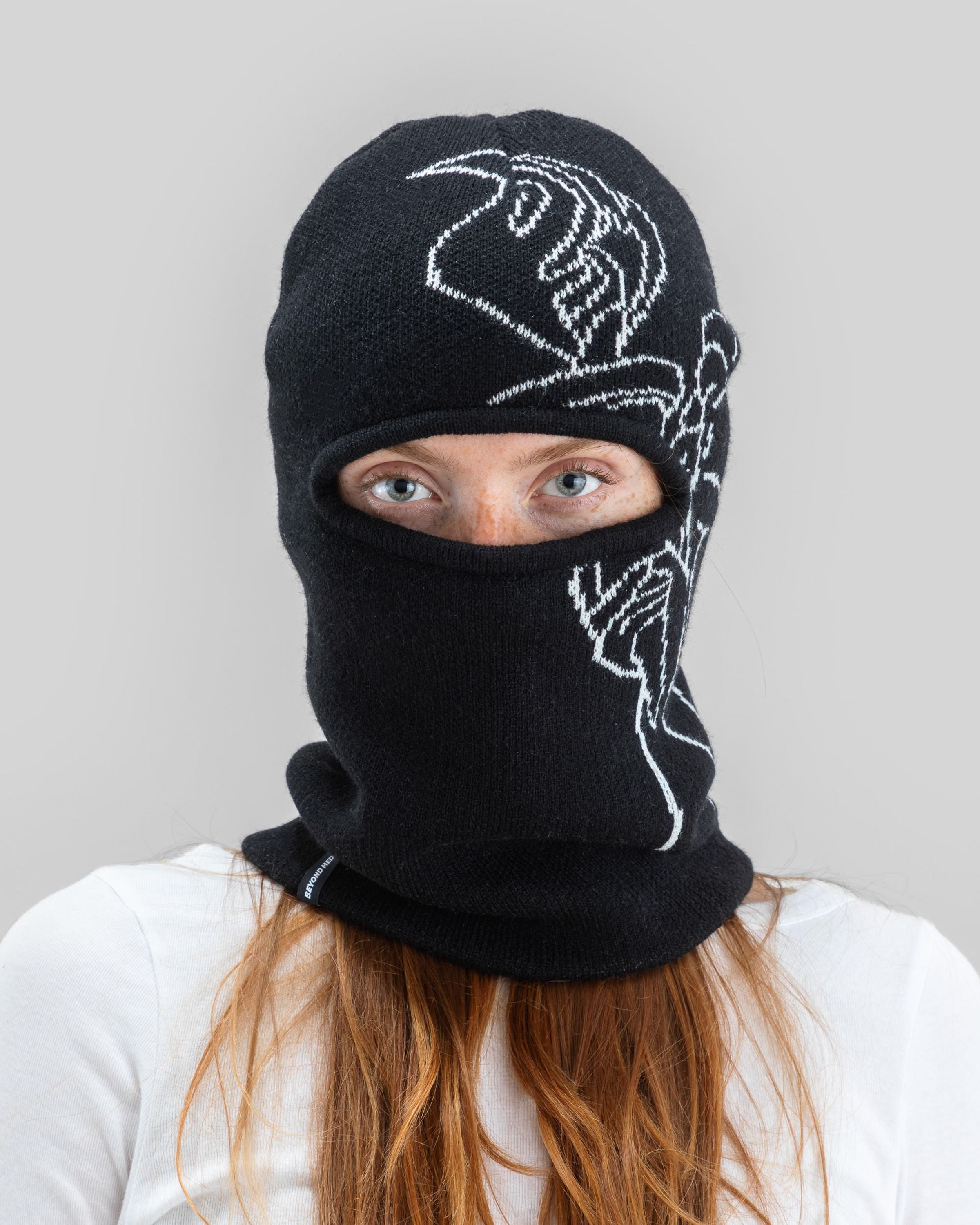 Jacquard Knit Balaclava Angel