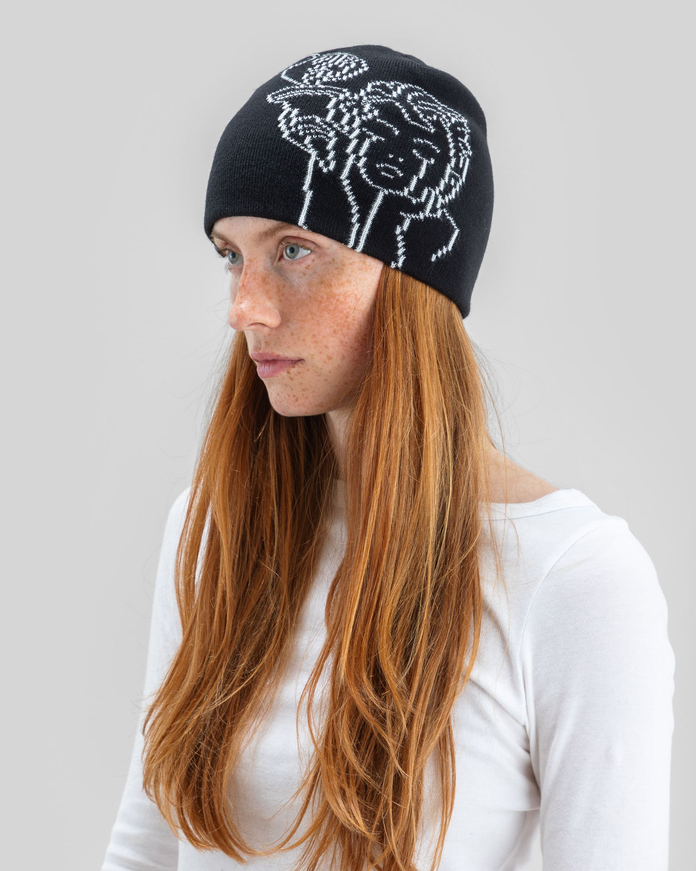 Jacquard Beanie Angel