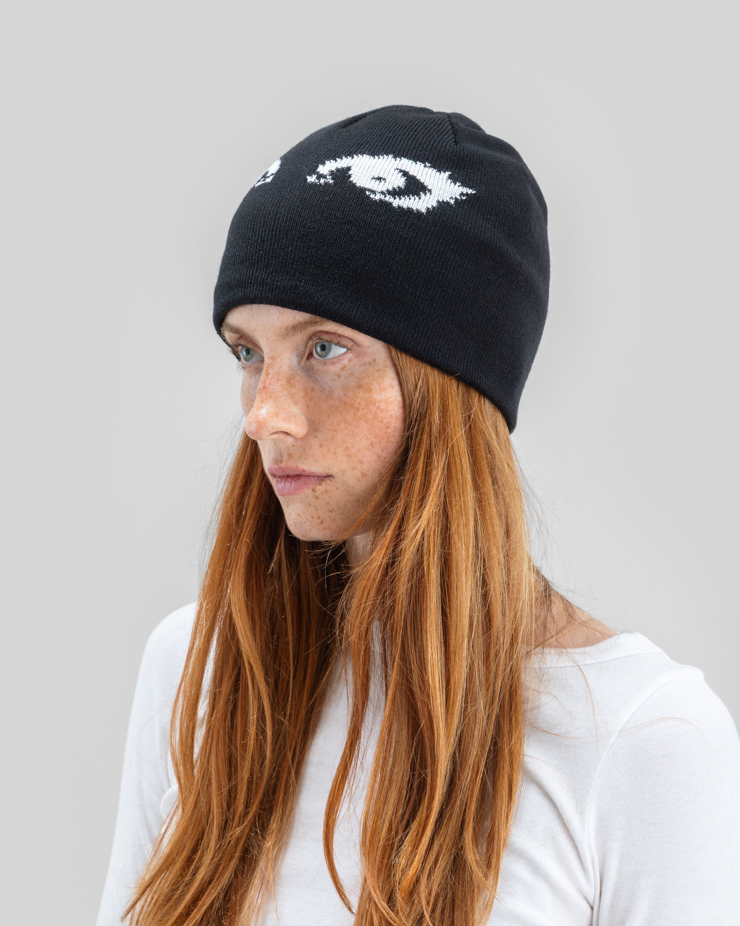 Jacquard Beanie Eyes