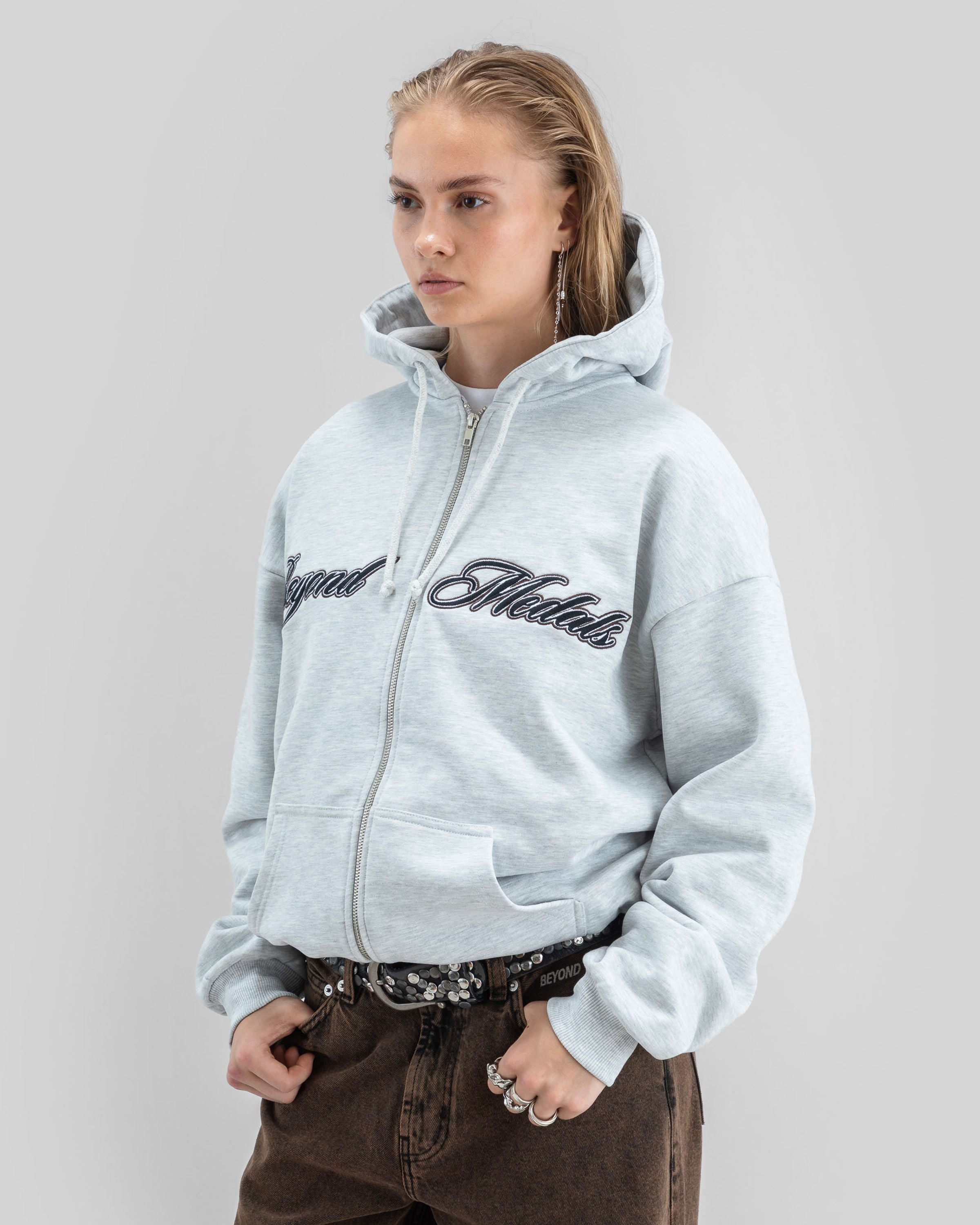 Script Zip Hoodie