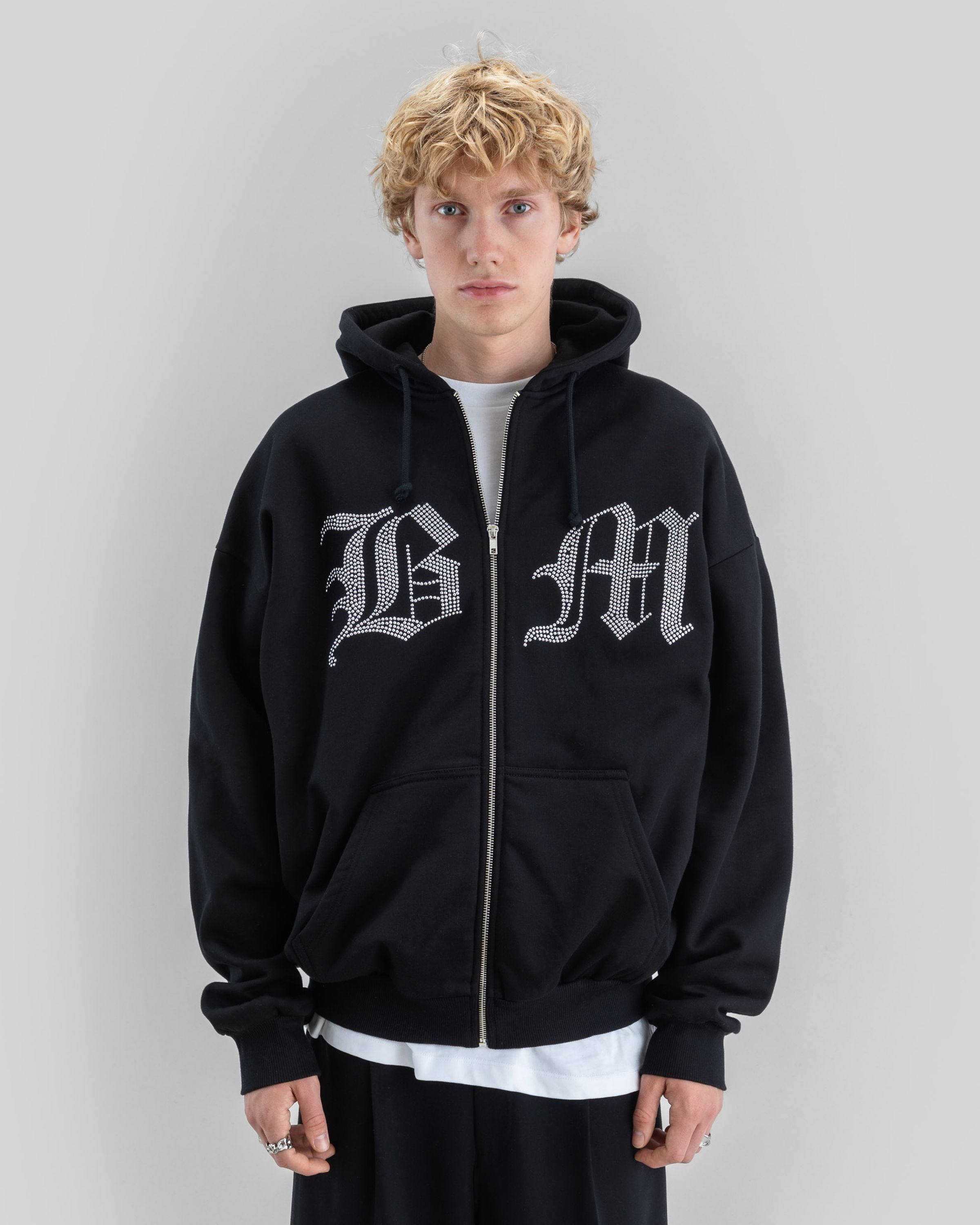 Stone Zip Hoodie