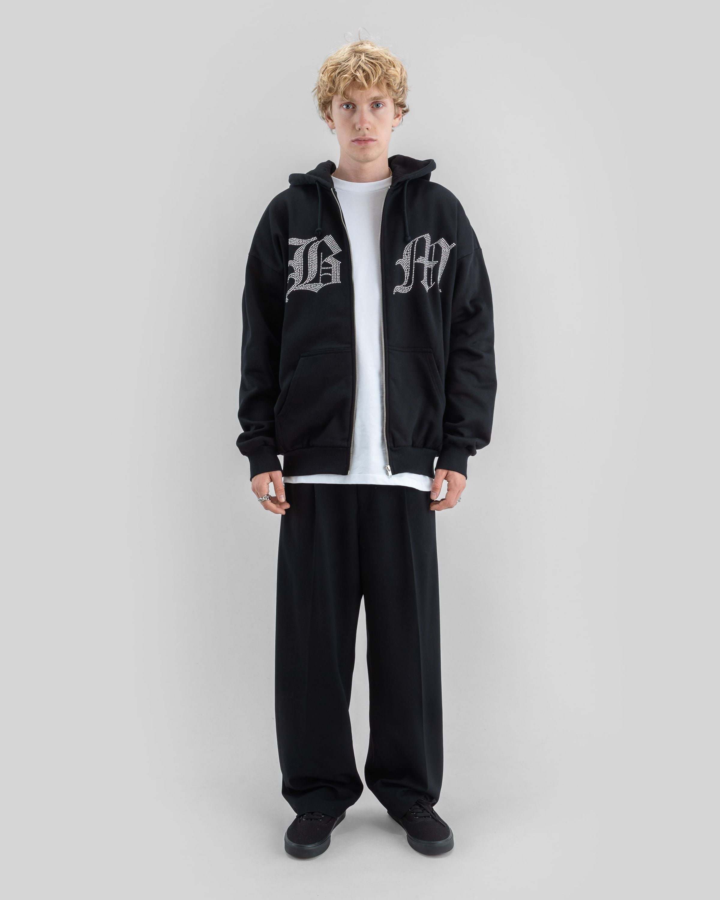 Stone Zip Hoodie